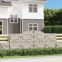 Arched Gabion Basket 300x50x120/140 cm Galvanised Iron