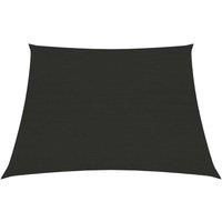 Sunshade Sail 160 g/m Black 3/4x2 m HDPE