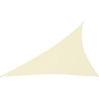 Sunshade Sail Oxford Fabric Triangular 4x5x6.4 m Cream