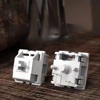 FEKER White Marble Switch 42 gf 5 Pins Linear Switches For Mechanical Keyboard HIFI 20mm Spring