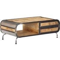 Coffee Table 100x50x35 cm Solid Mango Wood