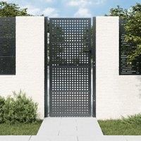 Garden Gate Anthracite 105x225 cm Steel