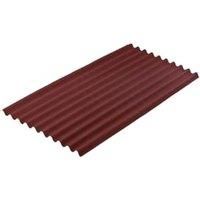 Onduline 3mm Red Corrugated Bitumen Sheet - 950mm x 2000mm