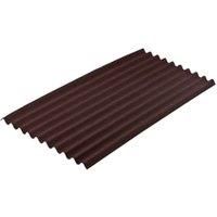 Onduline 3mm Brown Corrugated Bitumen Sheet - 950mm x 2000mm