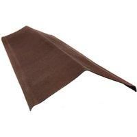 Onduline Red Ridge Piece For Bitumen Corrugated Sheets - 485mm x 1000mm