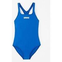 arena Solid Swim Pro Team Girls/' One-piece Swimsuit, Quick-drying, Sports Swimsuit in arena MaxLife ECO-FABRIC with Chlorine Resistance and UPF 50+ UV Protection