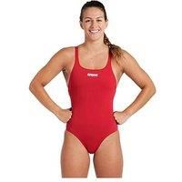 arena Solid Swim Pro Team Women/'s One-piece Swimsuit, Quick-drying, Sports Swimsuit in arena MaxLife ECO-FABRIC with Maximum Chlorine Resistance and UPF 50+ UV Protection