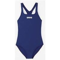 Arena Girls TEAM SWIMSUIT SWIM PRO SOLID, Navy-white, 28 EU