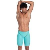 Arena Mens Powerskin Next Fina Approved Tech Suit Recycled Fabric Swimsuit Lined One Piece With Reinforced Shoulder Straps, Blue, 28 EU