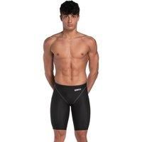Arena Mens Powerskin Next Fina Approved Tech Suit Recycled Fabric Swimsuit Lined One Piece With Reinforced Shoulder Straps, Black, 30 EU