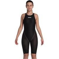 Arena Girls Powerskin ST Next Kneesuit Swimsuit Legsuit - Black - UK 26