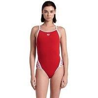 Arena Women'S Icons Super Fly Back Solid Swimsuit - Red