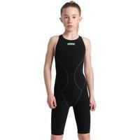 Arena Girls Powerskin Impulso Open Back - Black/Teal
