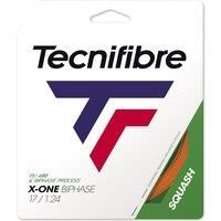 Tecnifibre X-One Biphase Squash String 1.24mm Orange - 10m Set