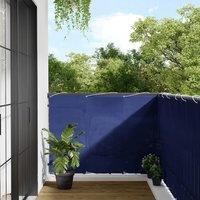 Balcony Screen Blue 120x800 cm 100% Polyester Oxford