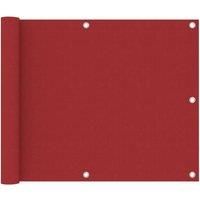 Balcony Screen Red 75x300 cm Oxford Fabric