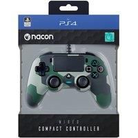 Nacon Compact Sony Playstation PS4 Wired Controller - Green Camo