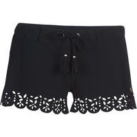 BANANA MOON Women/'s Meow Huawei Shorts, (Noir Blac/Sensta/May/Bye), L