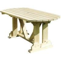 Churnet Valley Garden Furniture Churnet Valley Ergo 6 Seater Table 179X90