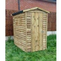 6 x 4 Feet Budget Garden Shed - Timber - L122 x W180 x H210 cm
