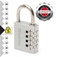 MasterLock 7640D Aluminium Standard Shackle 40mm 4 Digit Combination Padlock