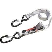 Master Lock Strap 250KG Buckle S-Hook 1.8M x 25MM 2-PCS. Gray FA00355311