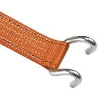 Master Lock 3260EURDAT FastLink Ratchet Strap with open J Hooks, Orange, 6m x 50mm Strap