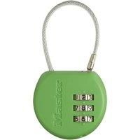 Master Lock ABS & Steel Combination Luggage Padlock (W)42mm