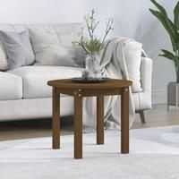 Coffee Table Honey Brown 55x45 cm Solid Wood Pine