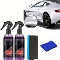 3 In 1 Car Ceramic Coating Spray Auto Nano Ceramic Coating Car Exterior Scratch Restorer Ceramic