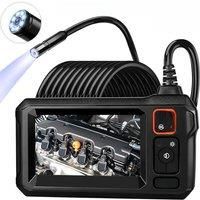 1080P Industrial Endoscope Camera 4.3inch Screen 8 LED 8mm Single Lens Inspection Borescope Camera