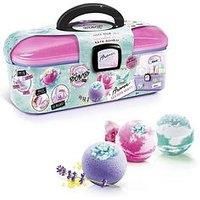 So Bomb DIY BBD 040, Fun + Easy to Create, 4 DIY Bath Bombs, Mix Colours + Aromas + Salts, Decorate Storage Case, Multicoloured