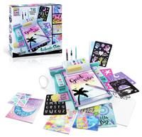 Watercolour Studio, All-in-One Studio, 8 Paints, 15 Watercolour Sheets, 14 Tools + Accessories, Learn 6 Fun Techniques! For Ages 6+