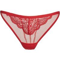 Kisses&Love Red Lace Thong 21685 Women