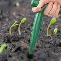 1pc Handheld Garden Hole Puncher Clear Scale Planting Tools Lightweight Digging Hole Tool Sowing