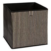 5five Cotty Storage Cube, 31x31cm, Black