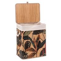 5five Tropical Bamboo Laundry Basket, 60L