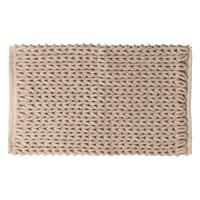 5five Chunky Knit Bath Mat, Medium, Linen Beige