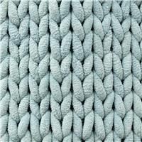 5five Chunky Knit Bath Mat, Medium, Arctic Blue