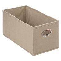 5five Slender Fabric Storage Box, Beige