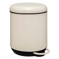 5five Soft Close Pedal Bin, 3L, Ivory