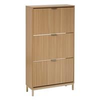5five Tall Shoe Cabinet, Natural