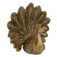 Atmosphera Wild Romance Bird Statue, Gold