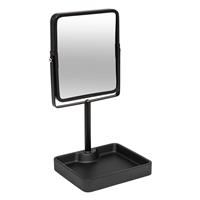 5five Tabletop Pivoting Mirror, 15x39cm, Black