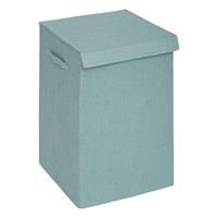 5five Linen Laundry Basket, 74L, Arctic Blue