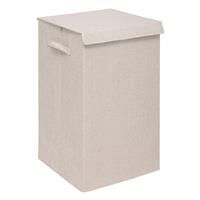 5five Linen Laundry Basket, 74L, Beige