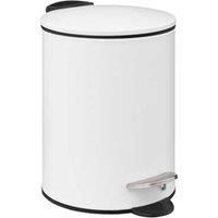 5Five Softclose 3L Waste Bin - White