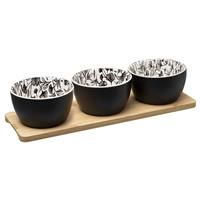 Secret De Gourmet Appetiser Set, Black