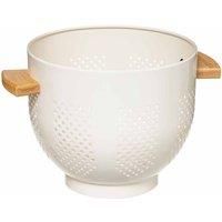 Modern Colour XL Colander with Heavy Duty Handles (White)