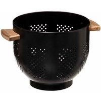 Modern Colour XL Colander with Heavy Duty Handles (Black)